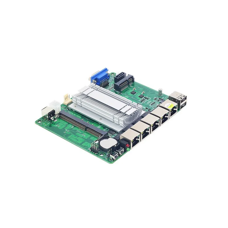 Intel Celeron J1900 материнская плата 4 LAN RJ45 2* USB2.0 VGA DDR3L mSATA SATA применяется для брандмауэра маршрутизатор сетевой сервер DC12V 5A
