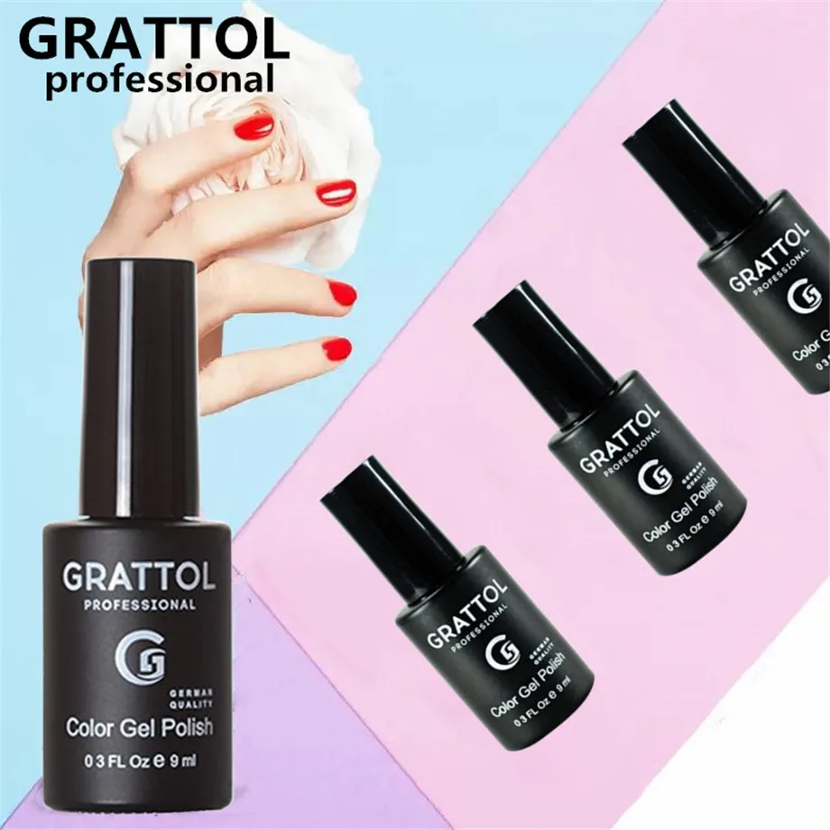 Grattol Professional Gel Nail Polish Uv Led Painting Gellak Nail Art