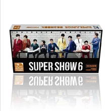 Kpop Мода Корея последний официальный супер junior 90 коллекционный k-pop SJ набор концертный super show6 альбом лирика LOMO super Junior