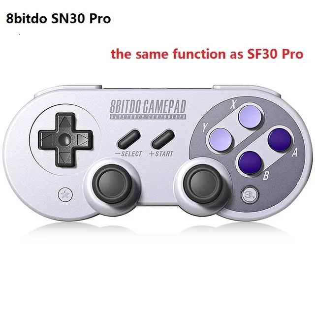 Official 8BitDo SF30 Pro Wireless Bluetooth Gamepad Controller with Joystick for Windows Android macOS Nintendo Switch Steam - Цвет: SN30Pro Pueple