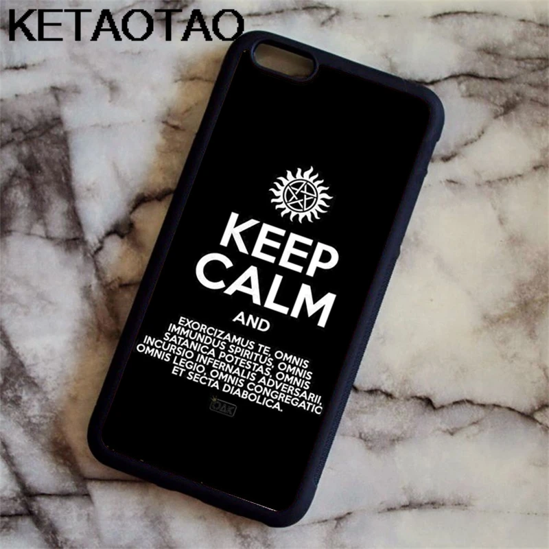Чехол для телефона KETAOTAO с флагом США Keep Calm And Rock на iPhone 4S 5C 5S 6 s 7 8 SE X Plus XR XS Max чехол из мягкого ТПУ резины и силикона - Цвет: Слоновая кость