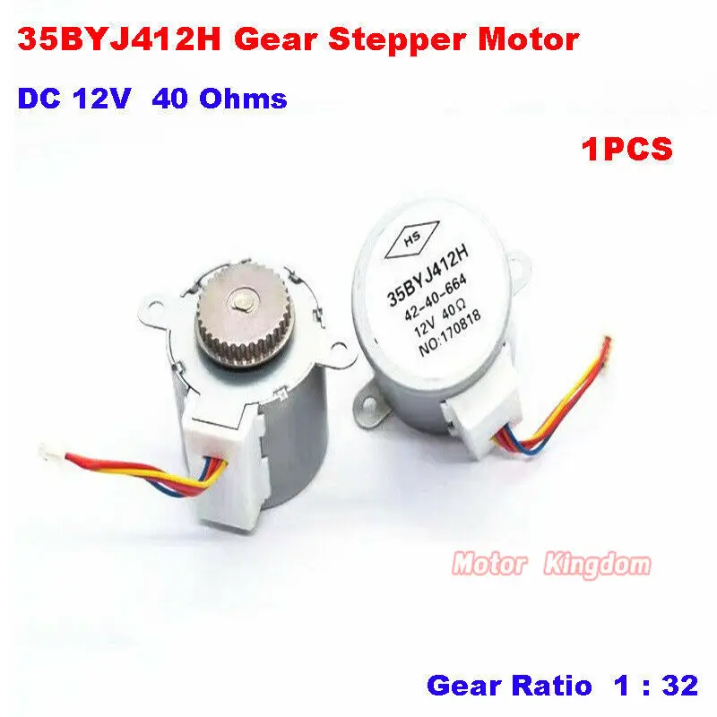 DC 12V 35BYJ412H Шестерня шагового двигателя микро шаговый двигатель синхронное колесо