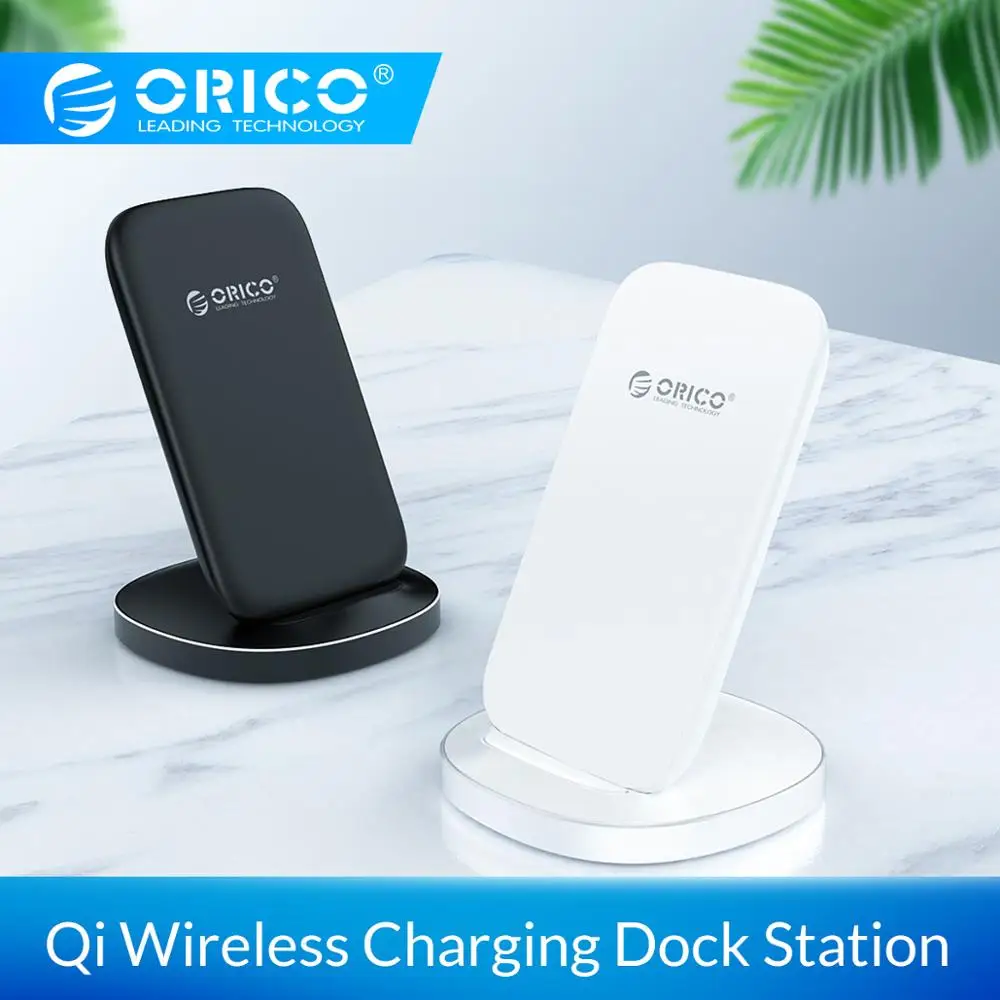  ORICO Schnelle Wireless Charging Dock Station Qi Drahtlose Ladegerät für iPhone X XS 8 Samsung Tele