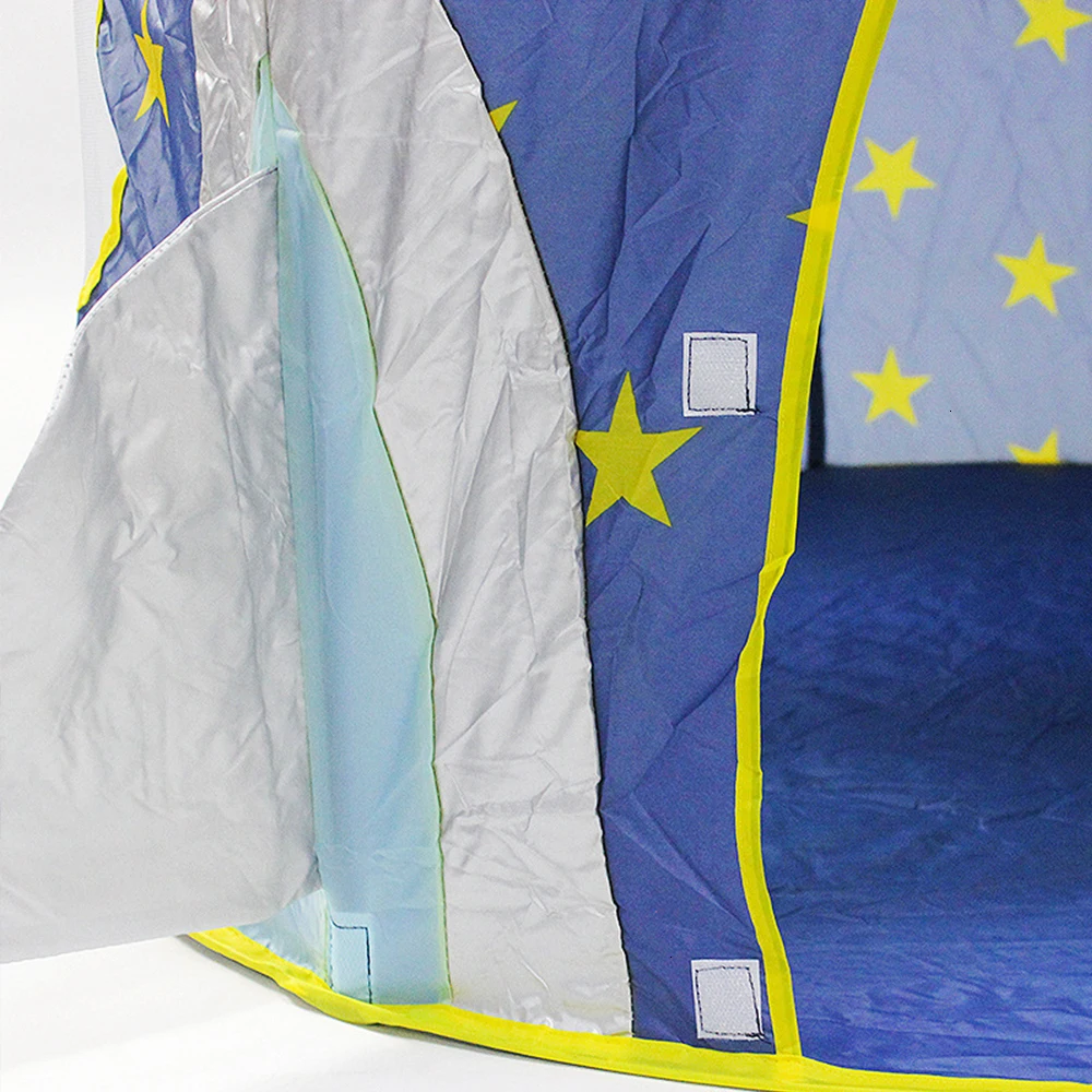 Детская палатка портативная 3 в 1 космический корабль Wigwam ракета для ребенка