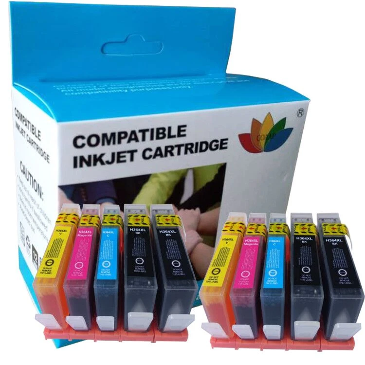Top Gezicht omhoog Veel 10 Compatible Ink Cartridge For Hp364 364xl Hp Photosmart Cn245b 6520 6510  5510 5520 7510 Printer - Ink Cartridges - AliExpress