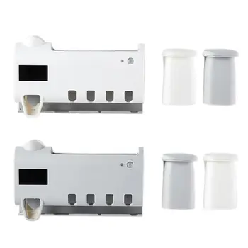 

UV Light Sterilizer Toothbrush Holder Cleaner Automatic Toothpaste Dispenser