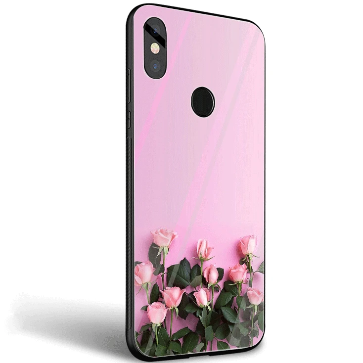 Мобильный чехол для телефона Стекло ТПУ для Xiaomi Mi Note7 5 6 iPad Pro Poco F1 A1 A2 4X5X6X9 чехол бампер роспись