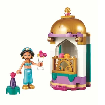 

54pcs Princess Friends Jasmine's Petite Tower 11172 Model Building Blocks Toys Bricks Compatible With 41158