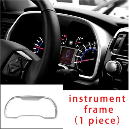 instrument trim Для Toyota 4runner интерьер автомобиля декоративный крышка переключения передач отделка хромированный молдинг отделка - Цвет: instrument trim