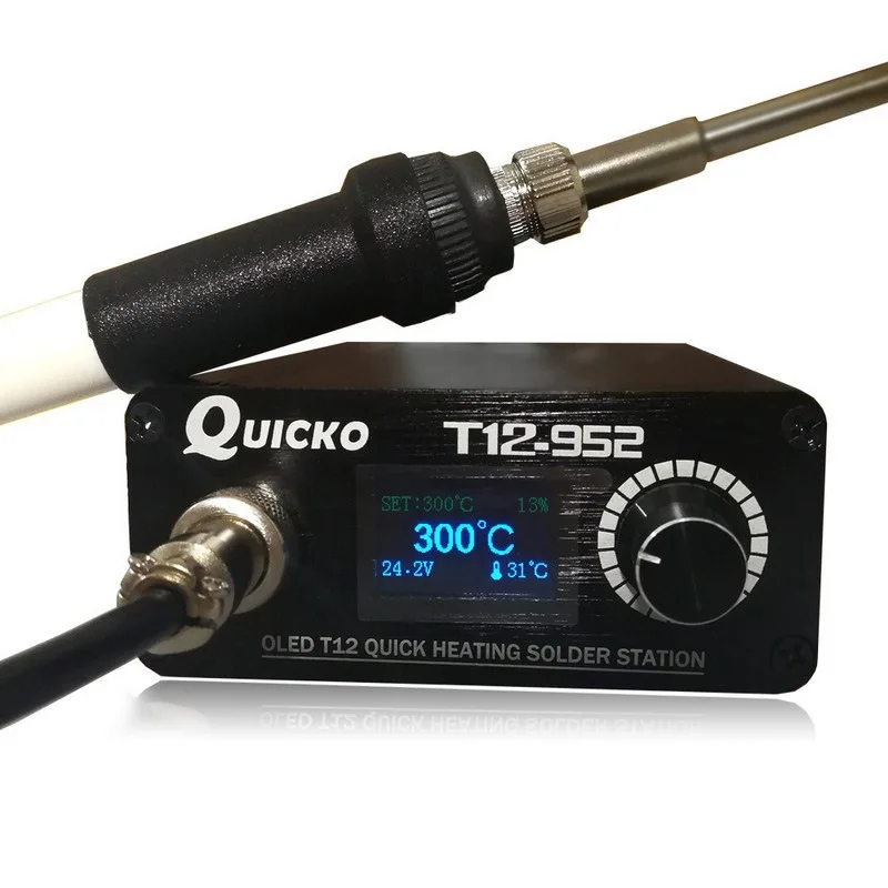 

Mini T12-952 Soldering Station LED Screen Portable Electric Iron Soldering Station