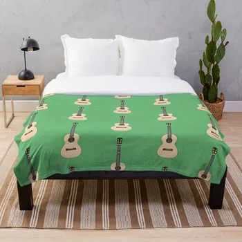 

Ukulele Blanket Wool Flannel Plush Blanket Bedspread For office Sherpa Blanket Couch Quilt Cover Travel