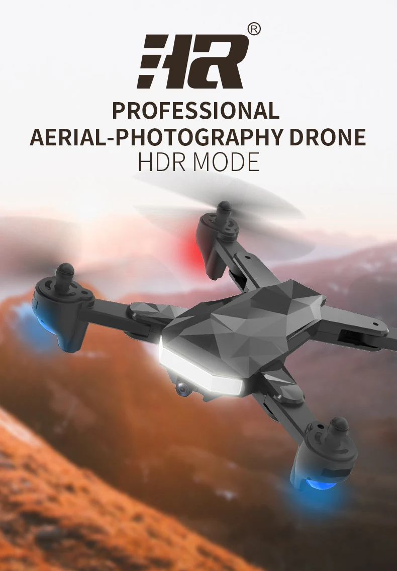 Умный Квадрокоптер gps Дрон с 4K HD камерой wifi FPV RC складной Профессиональный вертолет RC дроны игрушка для детей