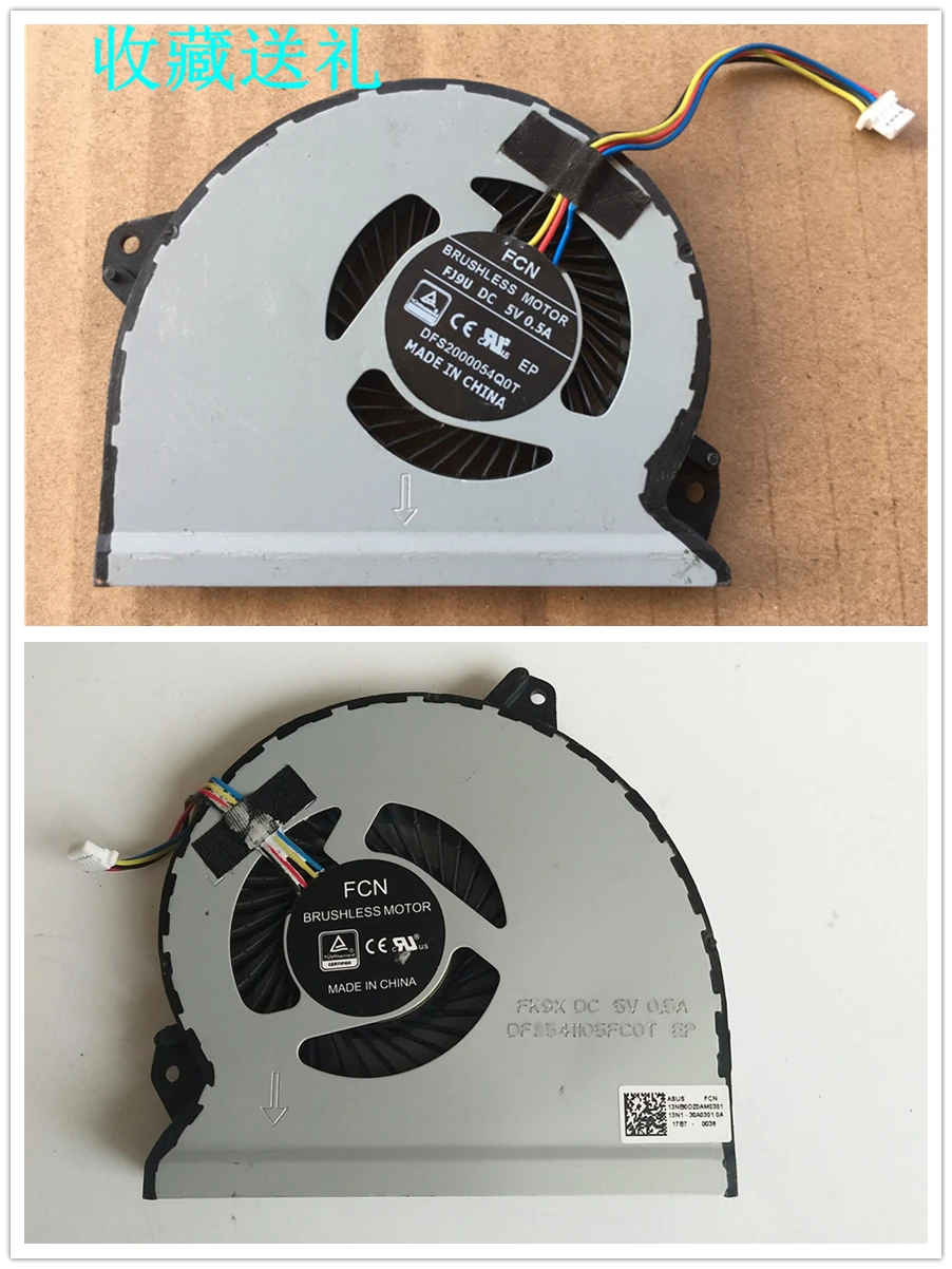 Охлаждающий вентилятор GPU для процессора Asus ROG Strix GL702 GL702VM S7VM GL702VS S7VS FJ9T FJ9U радиатор