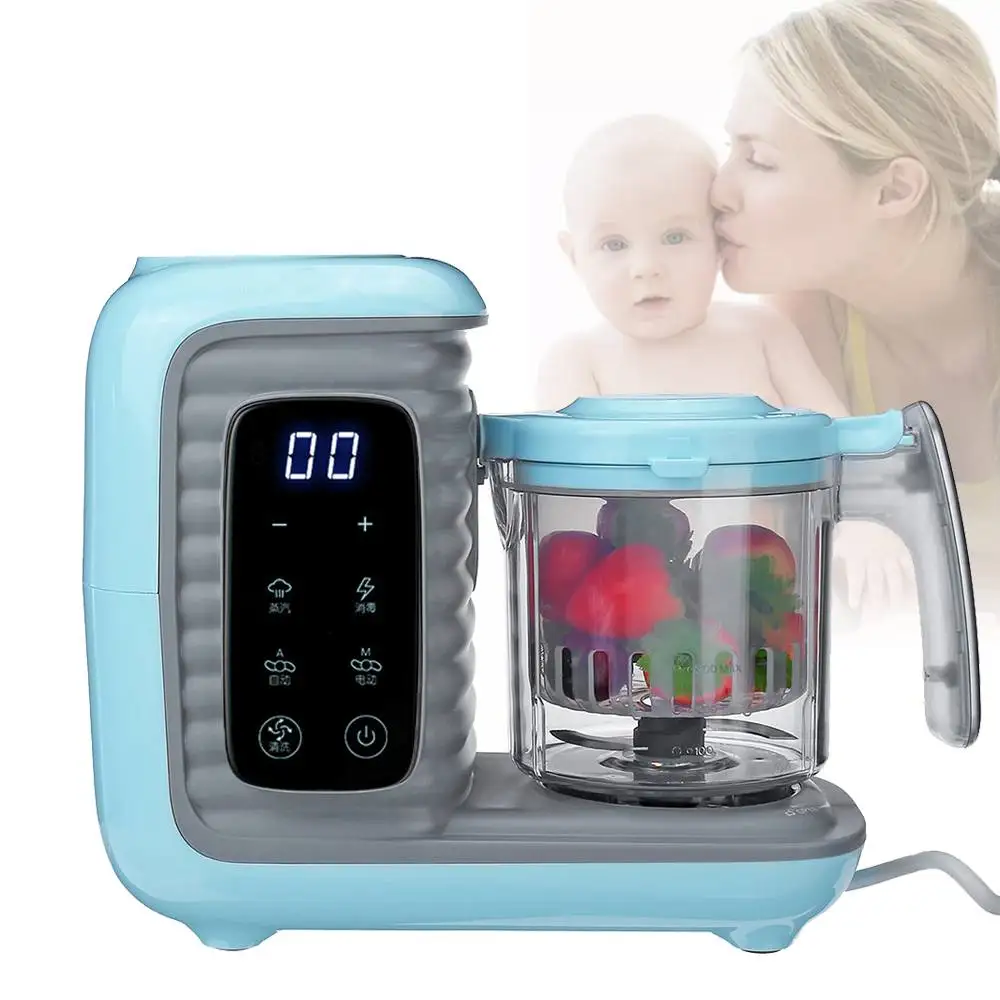 5 in 1 Baby Feeding Food Maker New Children Multi-function Baby Food Processor Smart Infant Milk Warm Baby Food Cooking Blenders