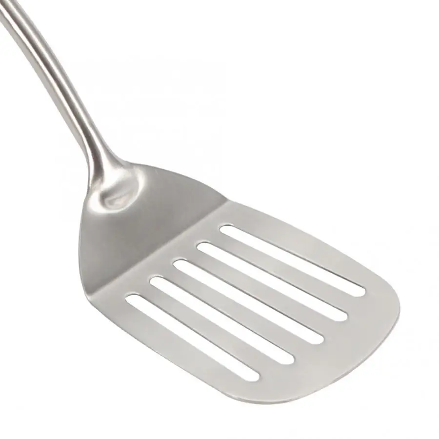 New Cooking Utensils Stainless Steel Turners Shovel Wooden Handle Pancake Fried Steak Spatulas Kitchen Cooking Tool Kitchen