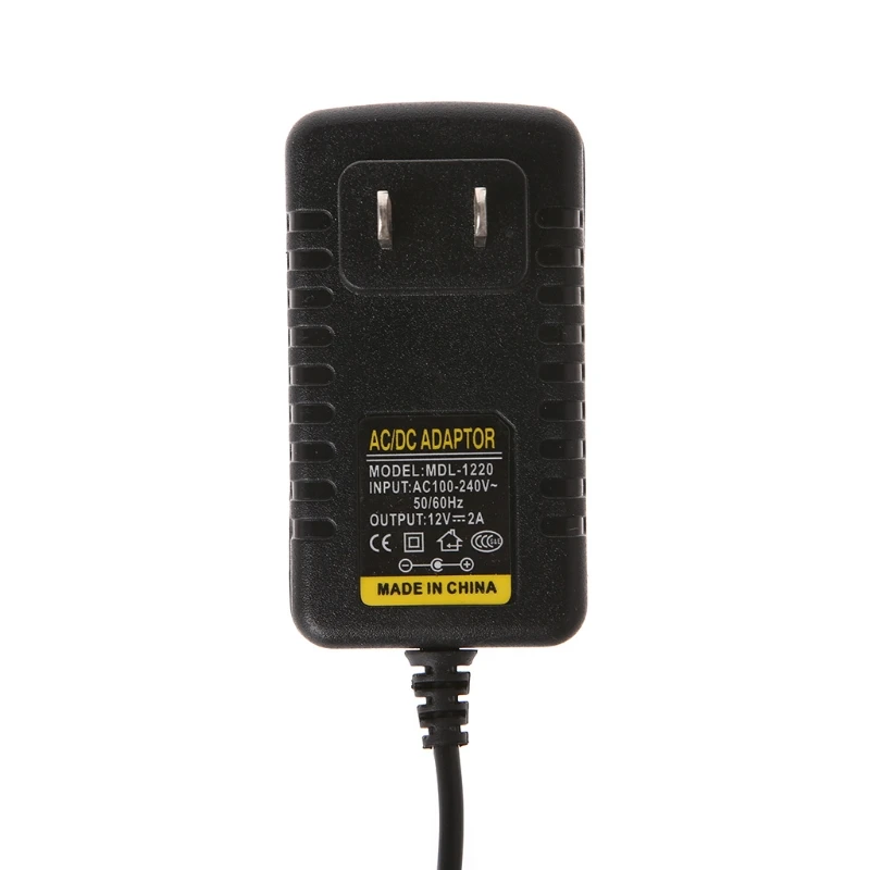 12V 2A AC 100-240V адаптер конвертер DC 5,5*2,1 мм+ 4,0*1,7 мм кабель питания