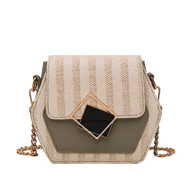 

Summer New Bag Female Bag 2019 New Clean Single Shoulder Slant Baitao Fashion Chain Bag
