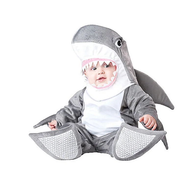 11 shark Детский Рождественский костюм для маленьких мальчиков и девочек; комбинезон; Одежда для новорожденных; маскарадный костюм для маленьких мальчиков и девочек; комплект одежды - Цвет: 11 shark