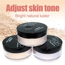 Минеральная рассыпчатая пудра контроль масла для осветления кожи матовый макияж порошок с блестками LDO99