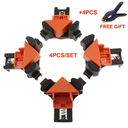 60/90/120 Degree Woodworking Adjustable Spring Clamp Home Photo Frame Wardrobe Cabinet Spring Right Angle Clip Woodworking Tool
