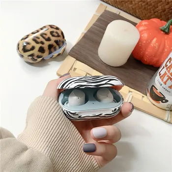 

Cute Luxury Leopard Hard Cases for Samsung Galaxy Buds+ Plus Earphone Protective Cover For Galaxy Buds Headset Charging Case
