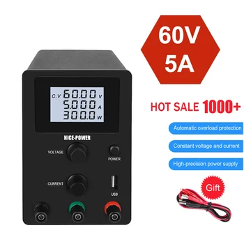 

60V 5A Adjustable DC switching Lab Power Supply 30v 10a Power Source Bench Source Digital Laboratory Power Supplies 110V 220V