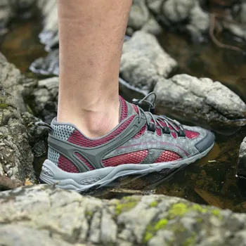 

Outdoor mountaineering shoes shock absorption hiking light shoes comfortable breathable and quick-drying men's casual shoes