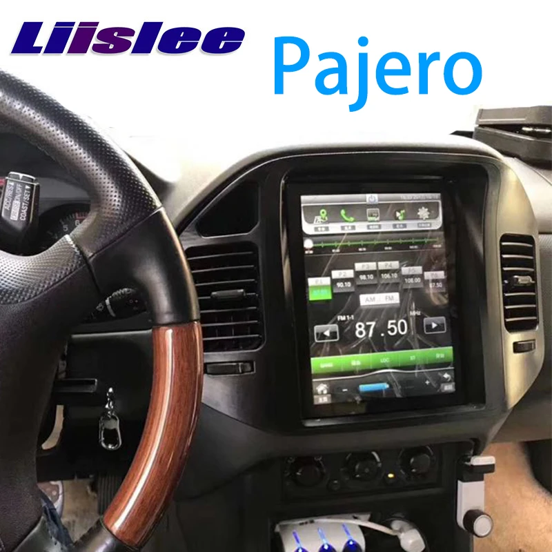LiisLee Автомобильный мультимедийный GPS аудио CarPlay Радио стерео для Mitsubishi Pajero V60 V73