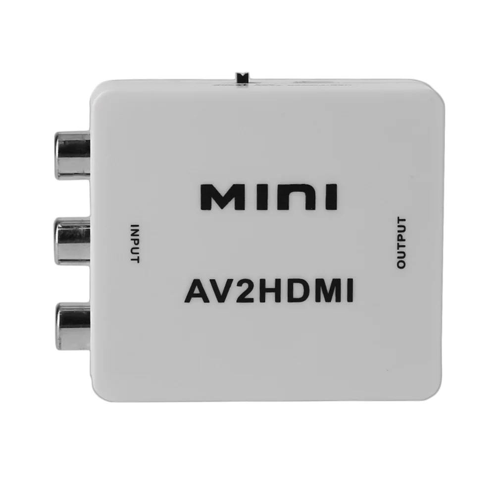 Универсальный мини 1080P AV в HDMI адаптер конвертер ANQ-M609 Профессиональный для ПК ноутбук планшет DVD HDTV