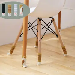 4pcs Chair foot cover Knitted Cat Paws Protective Desk Leg Socks Furniture Feet Sleeve Dining Table Floor Non-Slip Protector
