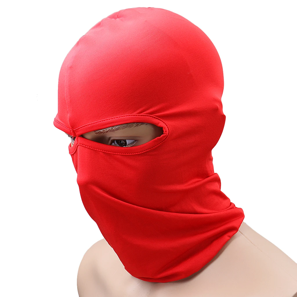 Outdoor Cycling Full Face Mask Motorcycle Bicycle Scarf Hood with 12 Colors Breathable and Soft for Riding Skiing Outdoor Sports