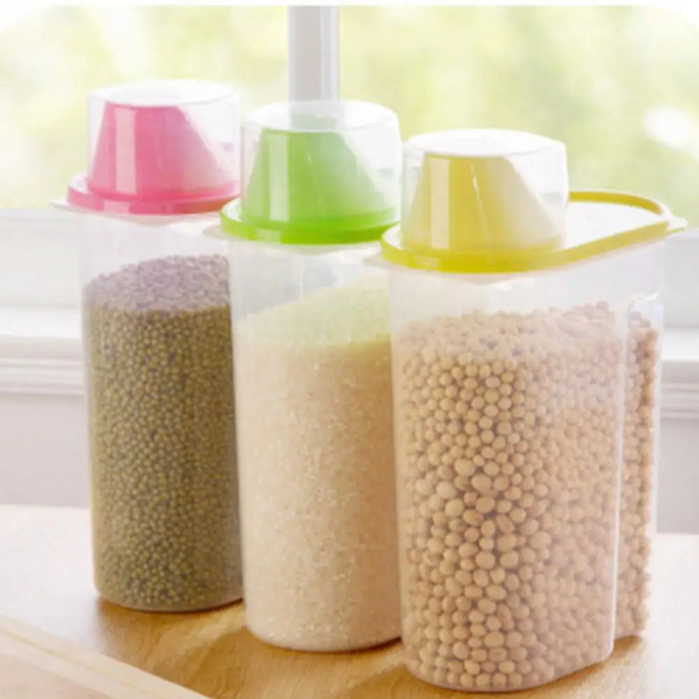 HobbyLane 2.5L Kitchen Food Cereal Storage Box Bean Rice Box Large Capacity Container
