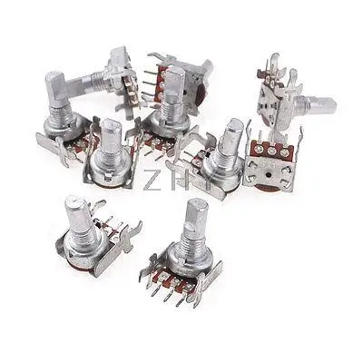 

Single Linear Type 3 Terminals Rotary Taper Potentiometer 250K Ohm 10 Pieces