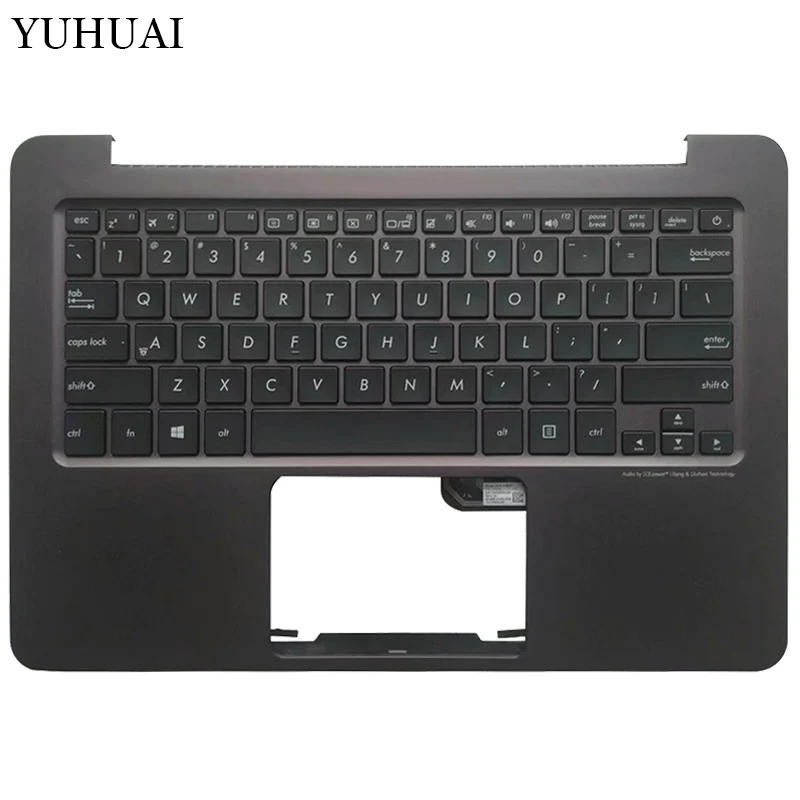 Клавиатура для ноутбука ASUS Zenbook UX305 UX305LA UX305UA UX305CA UX305F коричневый Упор для рук верхняя крышка
