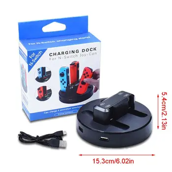 

Charging Station for Switch Joycon 2 USB Port Indicator Light for Switch Charger B85B