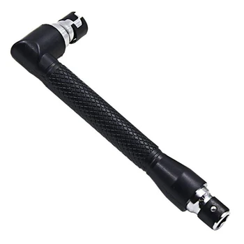 

L Shape Double Head Socket Wrench 1/4 Inch Hex Socket Holder for Screwdriver Bits Wrench Ratchets Hand Tool