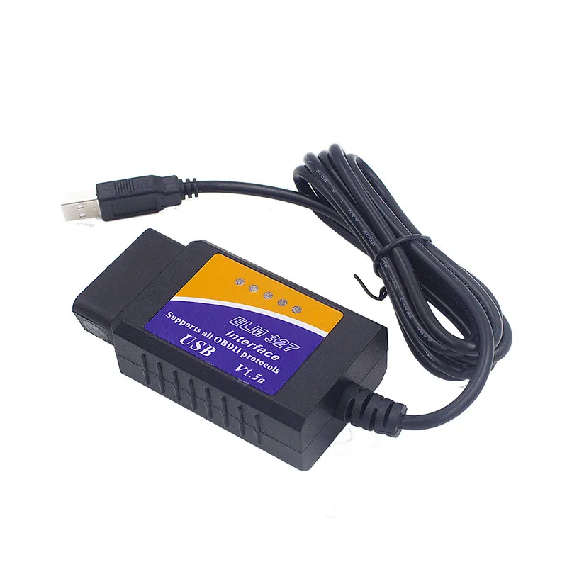 ELM327 USB V1.5 Интерфейс сканера OBDII автоматический считыватель кодов OBD2 автомобильный диагностический инструмент ELM 327 J1850 диагностический инструмент