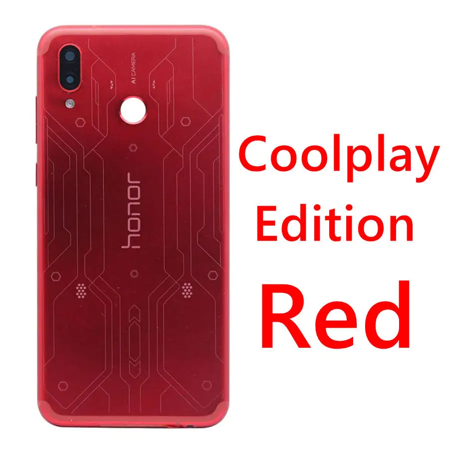 Для Honor Play крышка батареи задняя крышка Корпус задняя дверь чехол для huawei Honor Play крышка батареи+ Кнопка громкости питания+ объектив камеры