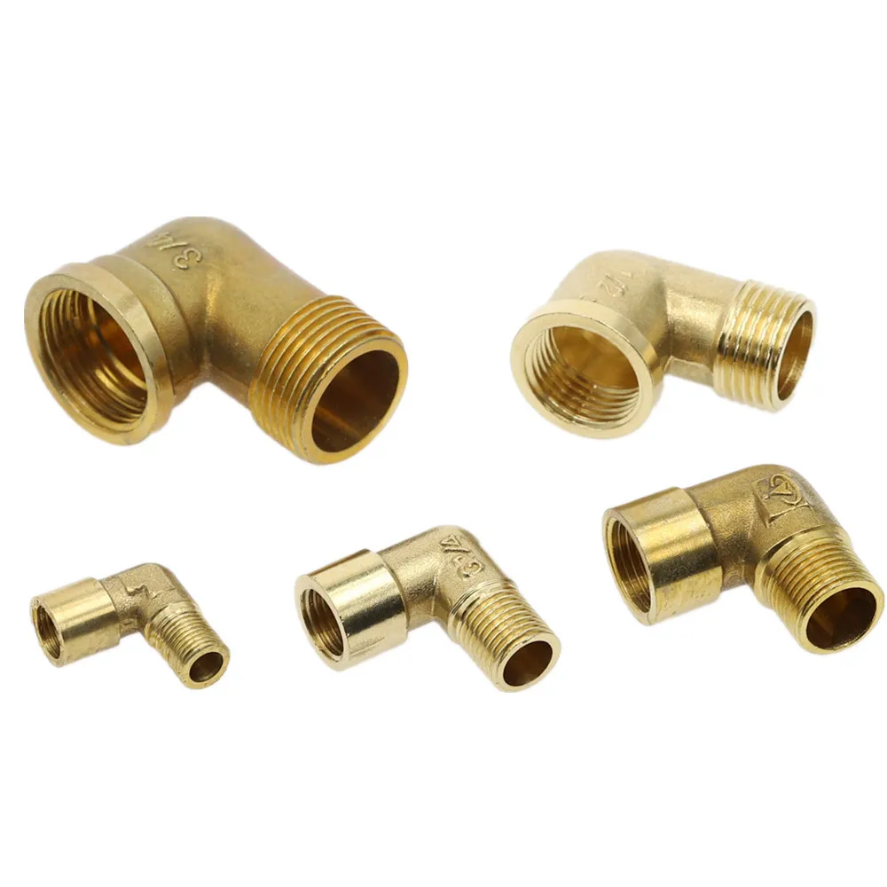 Латунный фитинг для труб 1/8 дюйма 1/4 3/8 1/2 1 шт.|elbow pipe fitting|pipe fittingspipe thread |