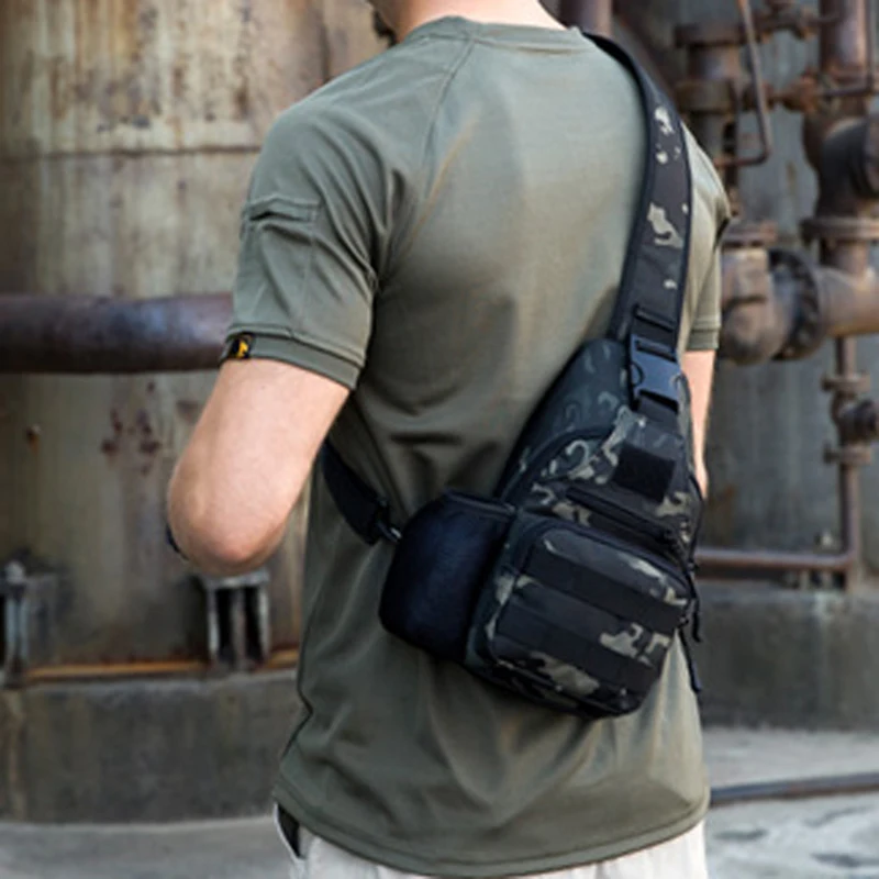USB зарядное устройство Мужская нагрудная сумка Военная штурмовая нагрудная сумка Портативная дорожная сумка для бутылки с водой мужская сумка-слинг аксессуары для путешествий