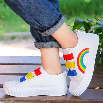 

Unisex boys and girls casual sneakers 2020 new arrival rainbow Comfort sneakers childrens spring autumn shoes