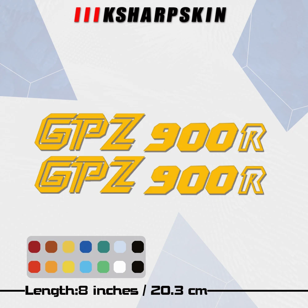 

Мотоциклетные аксессуары, топливный бак, колесо, обтекатель, наклейка на багажный шлем, автомобильная наклейка, подходит для KAWASAKI GPZ900R