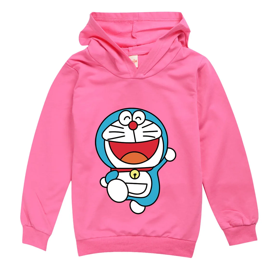 

2021 Kids Autumn Hoodies T Shirt Toddler Boys Shirts Fot Teenage Girls Doraemon Sweatshirts Children Outwear Long Sleeve Tops