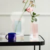 Ins Style Acrylic Vase Creative Art Corrugated Flower Hydroponic Flower Arrangement Table Decoration Transparent Vase ► Photo 2/5