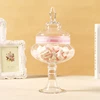 Transparent Creative Glass Bottles Decoration Crafts Transparent Dust-Proof Stand Dessert Candy Jars Tea Caddy Boxes Storage Jar 3