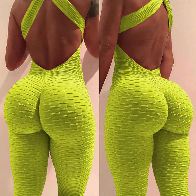 Anti-Cellulite Compression Leggings Suits Cellulite Oppressing Mesh Fat Burner Slimming Weight Loss Yoga Suits Face Lift Tools - Цвет: Yellow L