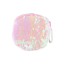 Модный кошелек с блестками для девочек, кошелек с милым фруктовым узором для девушек, на молнии, для монет, для наушников, посылка, сумочка, кошелек, сумки