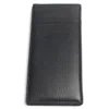 Men Black Long Wallets Stitching Style 100% Genuine Leather Wallet Men's Credit Card Travel Hand Purse For Man 3