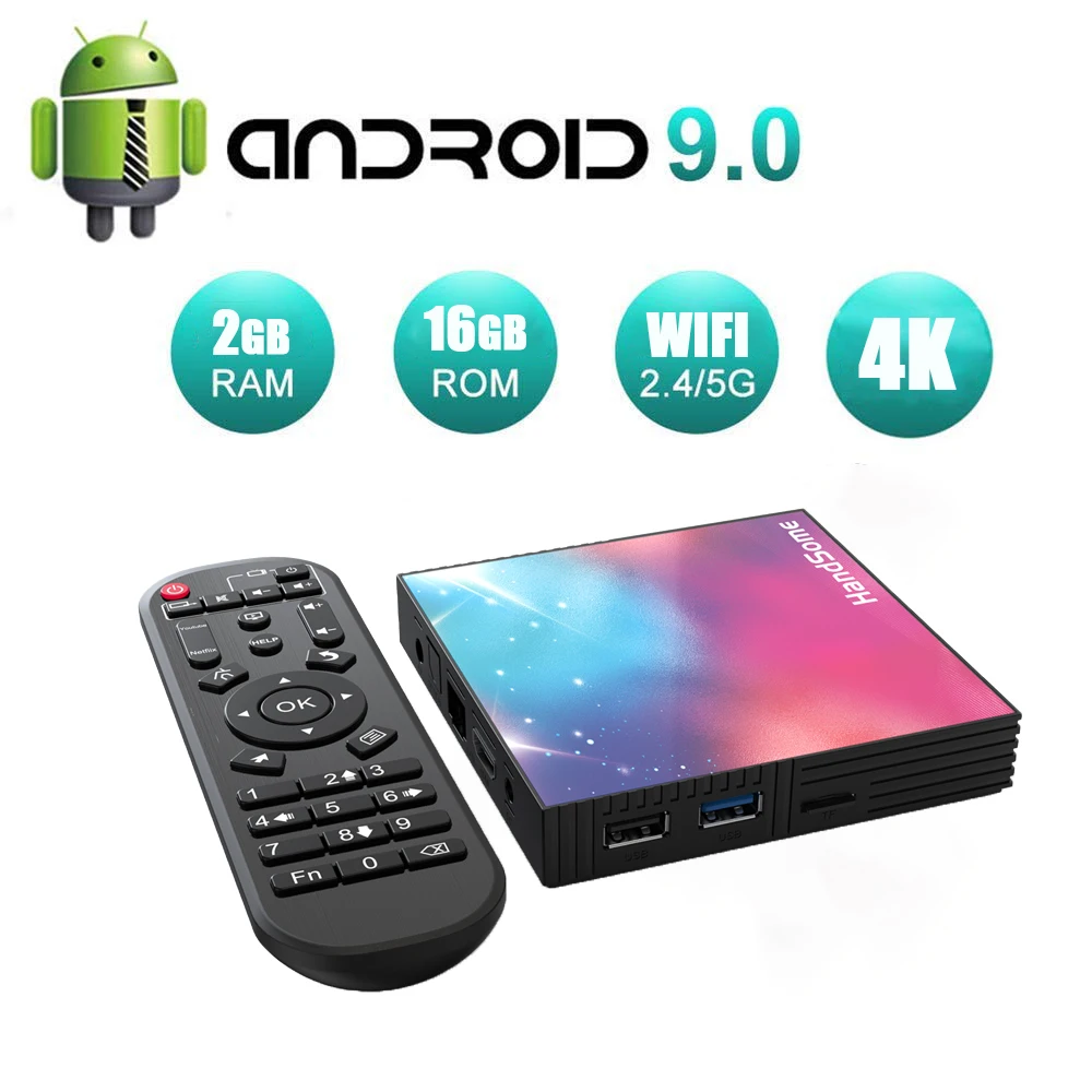 Четырехъядерный процессор Amlogic S905X2, 4 Гб ОЗУ, 64 Гб ПЗУ, Android 9,0, A95X, F2, телеприставка Smart tv Box, поддержка 4k HDR+ двухдиапазонный Wifi, USB 3,0 - Цвет: 2GB 16GB