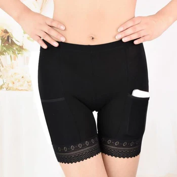 

Safety Shorts Pants Plus Size Safety Pants Boxer Shorts Under Skirt With Pockets Safety Shorts Under Skirt Thigh Chafing Lace